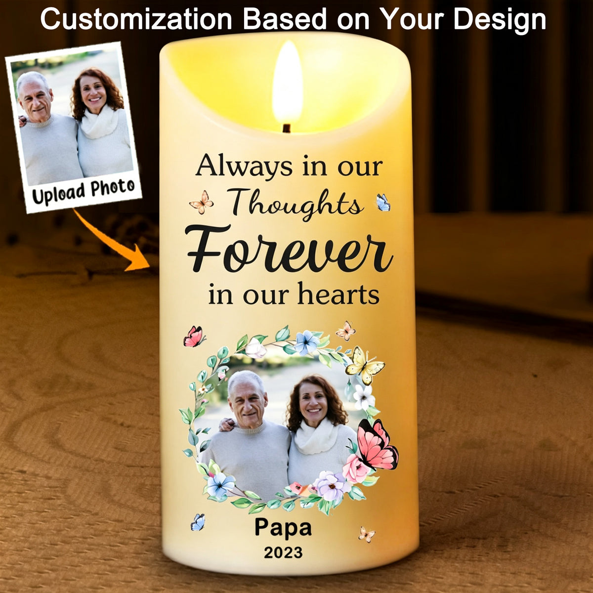 Custom-Made, Ships in 3-4 Days Electronic simulation candle light