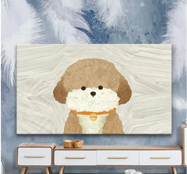 Housse TV "Toile"